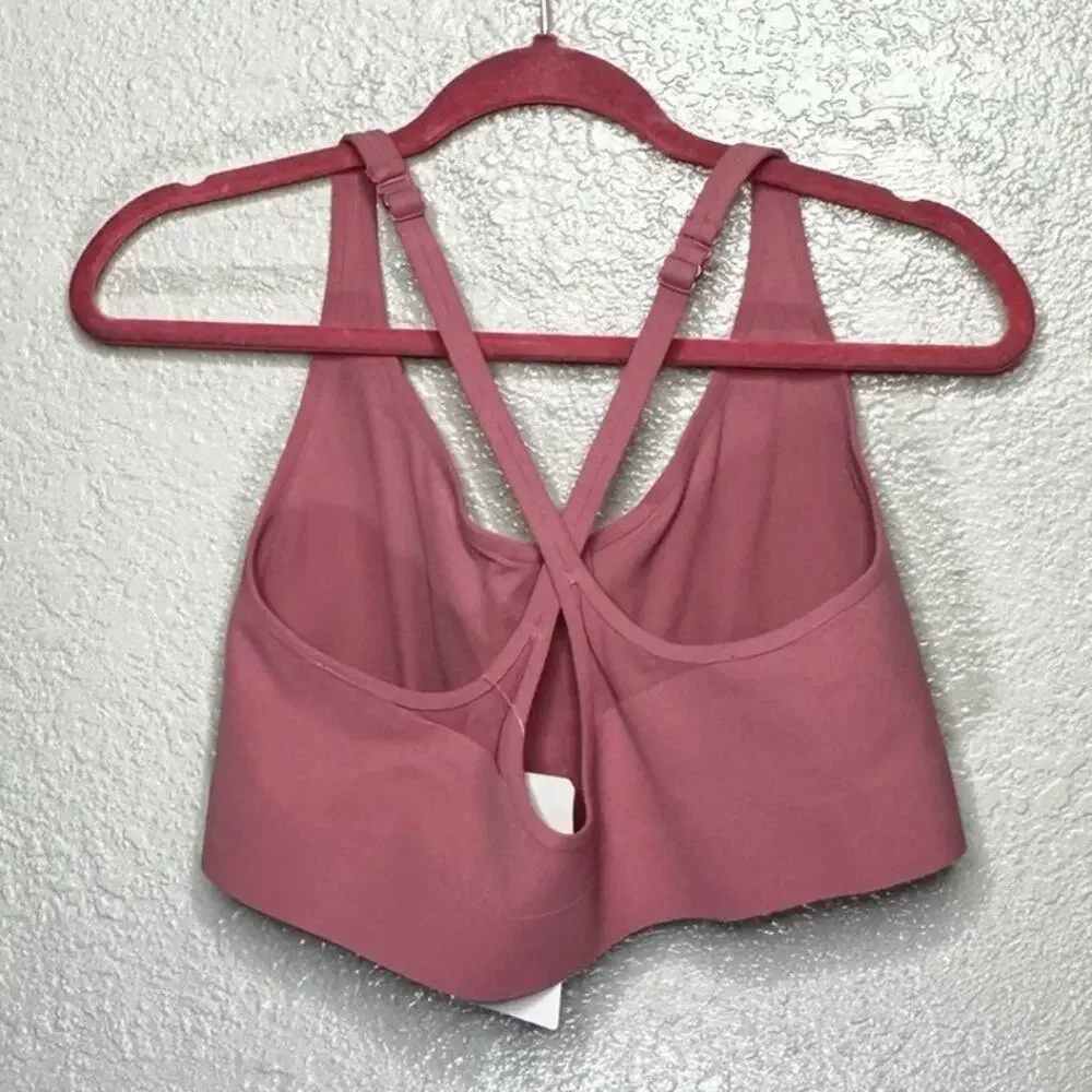 NWT Athleta Women Empower II Daily Bra A-C Mauve Pink Size XL
